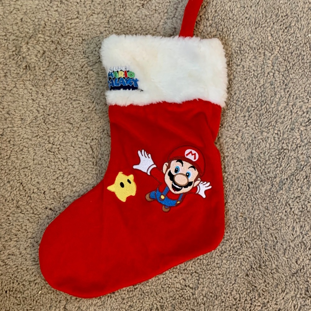 mario odyssey christmas stocking